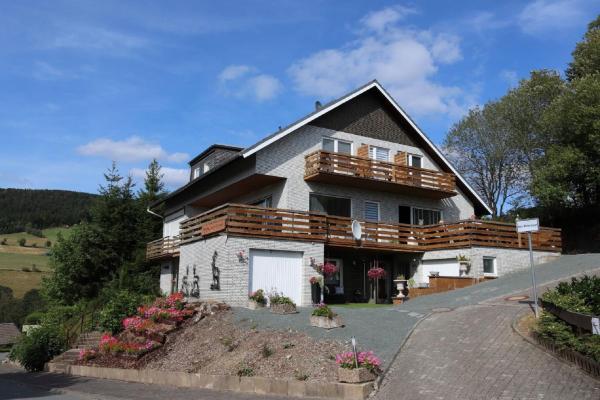 The photo shows the Gretel von Birne located in the city of Winterberg.