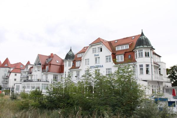 A la foto es mostra l'objecte Hotel Stolteraa situat a la ciutat de Warnemünde.