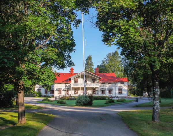 En la foto se muestra el objeto Borrgården Hostel ubicado en la ciudad de Tallåsen.