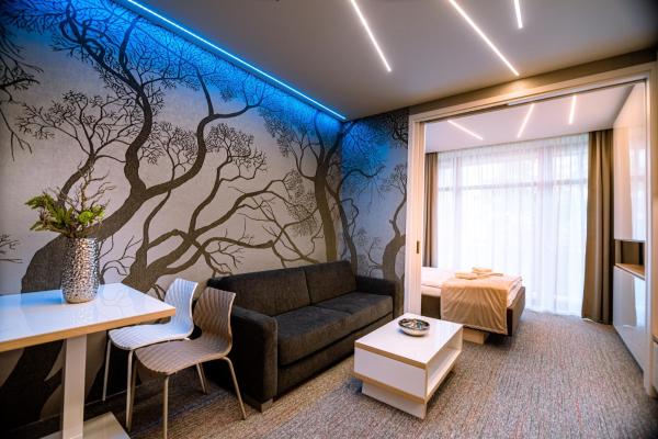 Na fotografii je vidět objekt Apartment Luna Hrebienok C111 nacházející se ve městě Starý Smokovec.