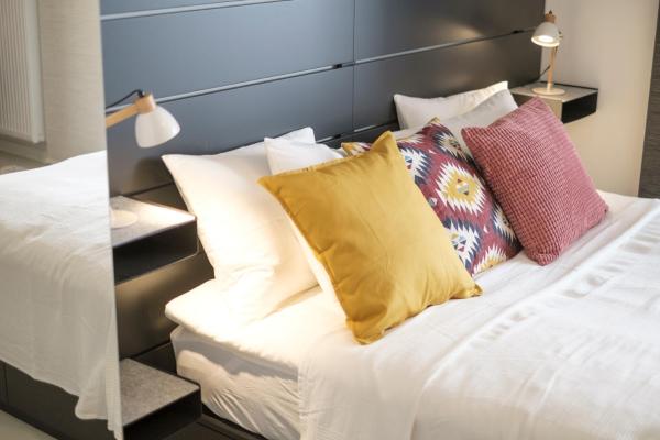Na fotografii je vidět objekt Mini loft with terrace nacházející se ve městě Brusel.