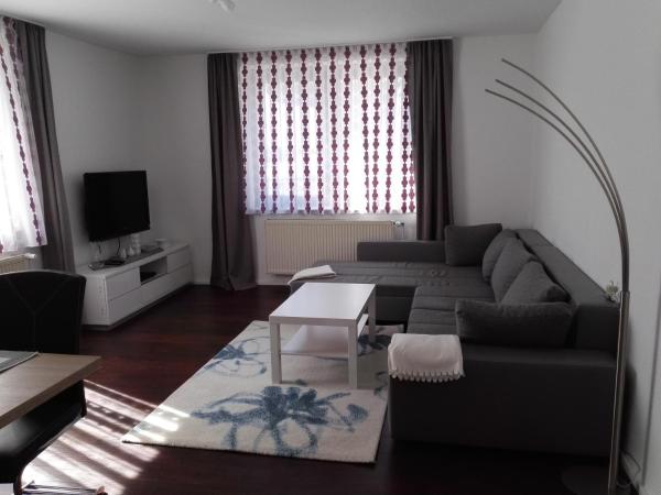 照片显示了位于Grünhaid市的Ferienwohnung Delphin物件。