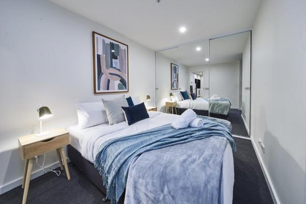A la foto es mostra l'objecte Mega Style Apartments The International situat a la ciutat de Melbourne.