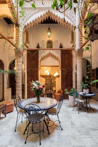 La photo montre l'objet Riad Marhaba situé dans la ville de Rabat.
