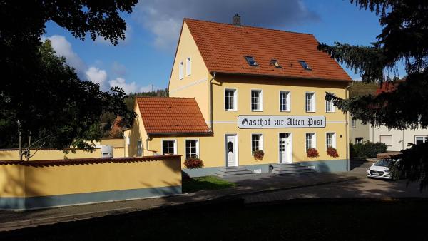 A la foto es mostra l'objecte Gasthof zur Alten Post situat a la ciutat de Mansfeld.