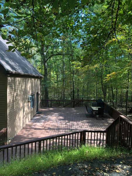 På billedet ses objektet Cozy Cottage at Saw Creek beliggende i byen Bushkill.