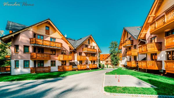 A la foto es mostra l'objecte Wonder Home - Apartamenty w zielonej okolicy, blisko centrum Karpacza situat a la ciutat de Karpacz.