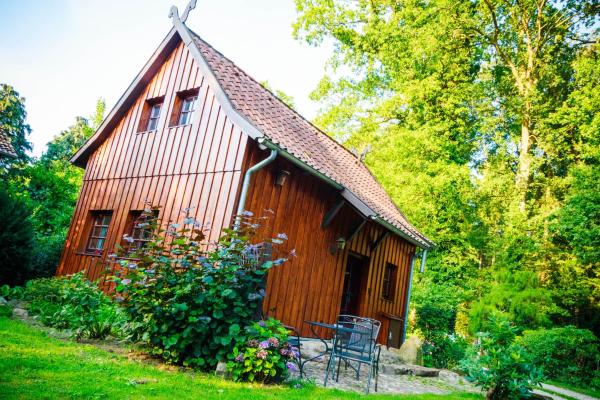 På billedet ses objektet Ferienhaus Rodewald beliggende i byen Bomlitz.