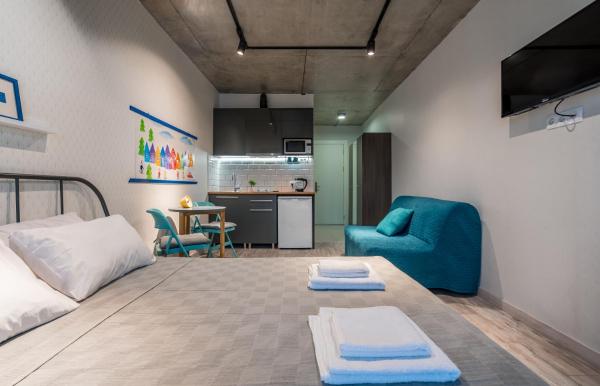 På billedet ses objektet Gudauri. loft1 Apartment 314 beliggende i byen Gudauri.