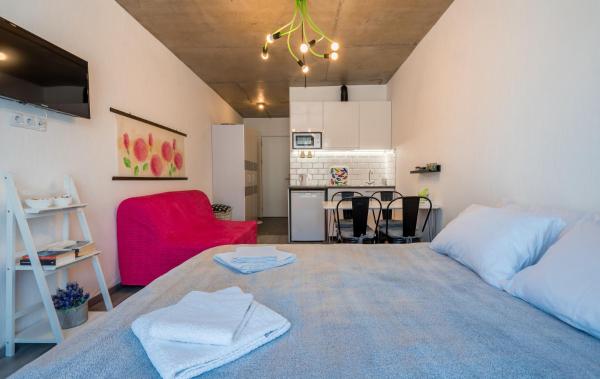 På billedet ses objektet loft1 apartment 302 beliggende i byen Gudauri.