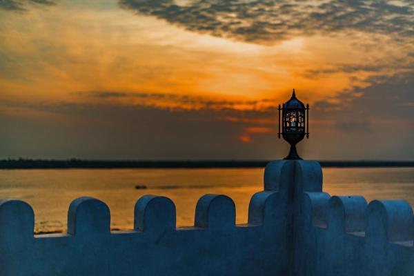A la foto es mostra l'objecte Beytul Habaib situat a la ciutat de Lamu.