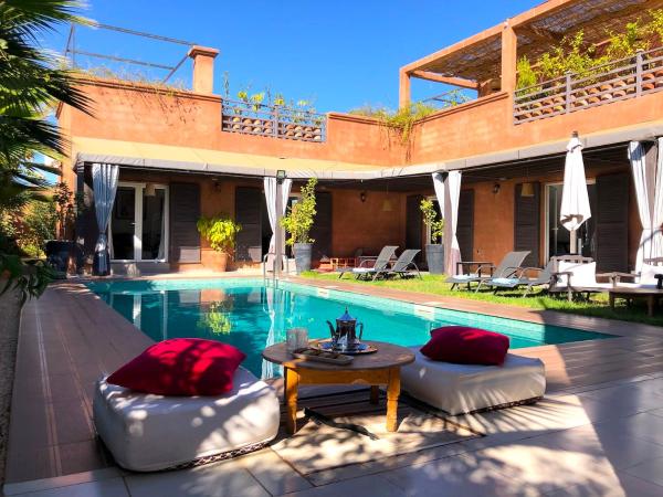 En la foto se muestra el objeto Palais Akki ubicado en la ciudad de Marrakech.