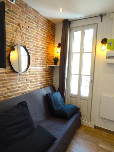 Na zdjęciu widoczny jest obiekt ★★★Studio Heart of Le Marais, Design Flat★★★ położony w mieście Paryż.