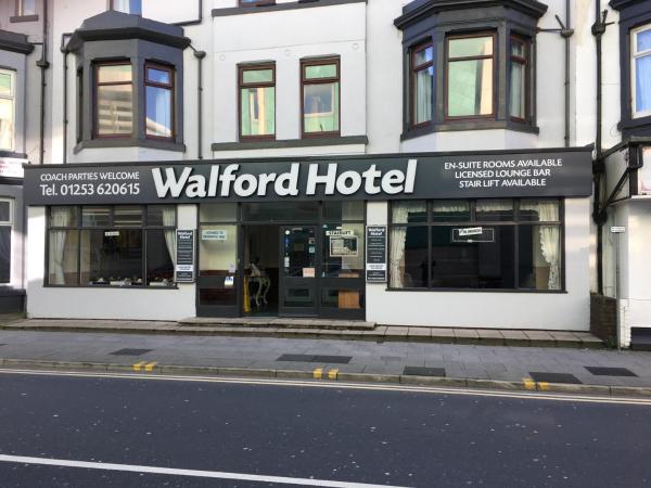 På billedet ses objektet Walford Hotel beliggende i byen Blackpool.