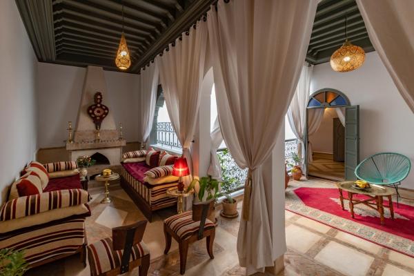 En la foto se muestra el objeto Riad dar El Arsa Rooftop & jacuzzi ubicado en la ciudad de Marrakech.