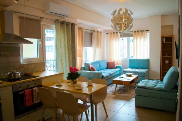 A la foto es mostra l'objecte SUNNY CENTRAL LUXURY APARTMENT situat a la ciutat de Volos.
