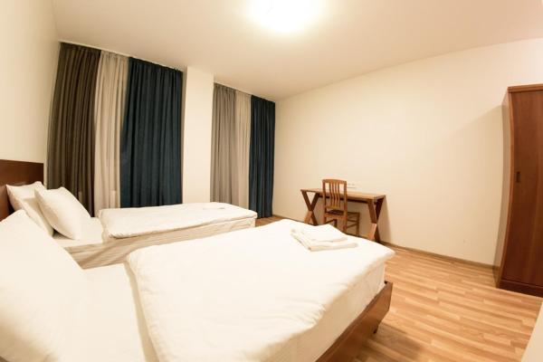 照片显示了位于Gudauri市的Hotel Deka Gudauri物件。