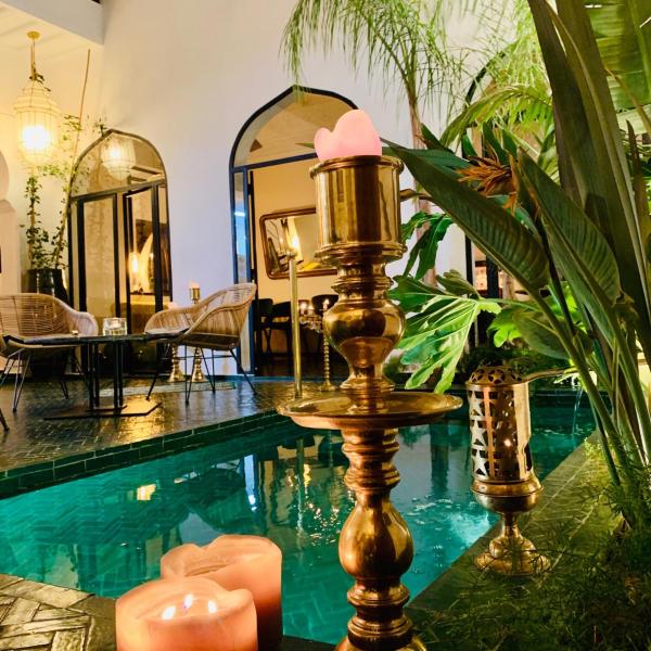 En la foto se muestra el objeto Riad Dar Yasaman ubicado en la ciudad de Marrakech.