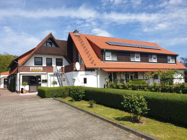 写真にはサガルト市にあるPension Dalinaが写っています。