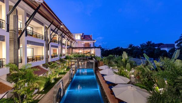 Op de foto is het object Araya Angkor Residence te zien, gelegen in de stad Siem Reap.