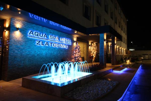 På bilden syns objektet Aqua Spa Hotel Zlatograd som ligger i staden Zlatograd.
