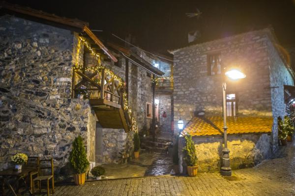 En la foto se muestra el objeto Konaki inn ubicado en la ciudad de Palaios Agios Athanasios.
