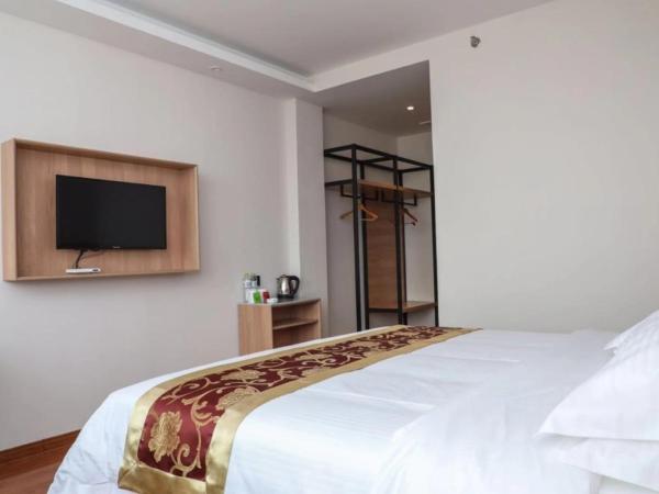 A la foto es mostra l'objecte GreenTree Inn Dezhou Decheng District Hubinzhong Avenue Select Hotel situat a la ciutat de Dezhou.