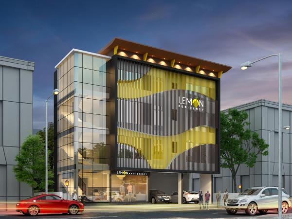 På billedet ses objektet LEMON RESIDENCY By Chungath beliggende i byen Thrissur.