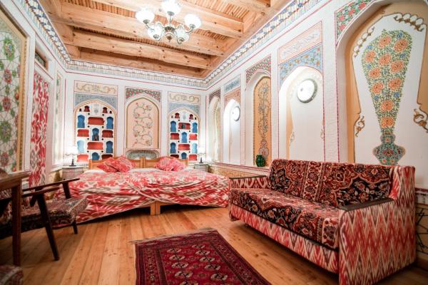 Na fotografii je vidět objekt Boutique Hotel Minzifa nacházející se ve městě Buchara.