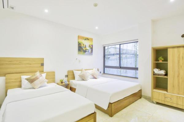 En la foto se muestra el objeto Annie Danang Hotel & Apartment ubicado en la ciudad de Da Nang.
