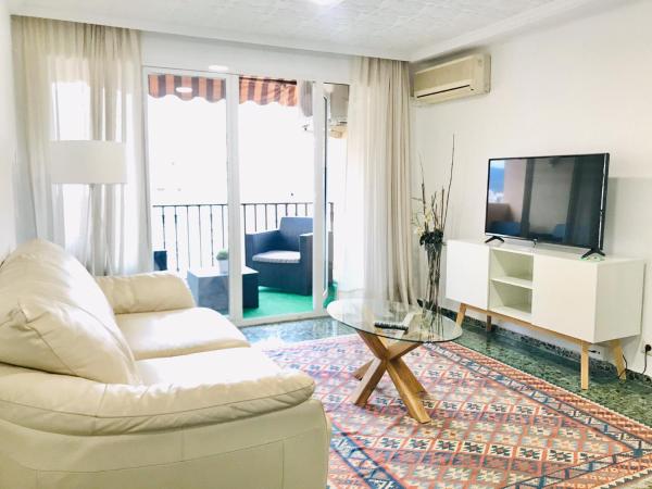 Na zdjęciu widoczny jest obiekt City center & terrace by ELE Apartments położony w mieście Malaga.