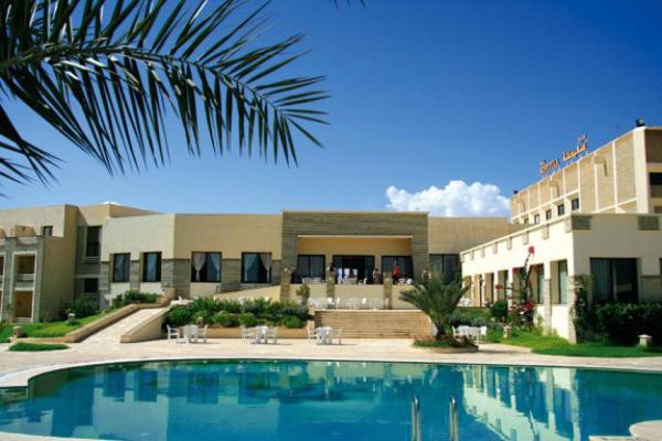 A la foto es mostra l'objecte Sufetula Hotel situat a la ciutat de Sbeitla.