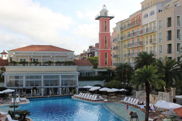 På billedet ses objektet Destino Floripa Jurerê In - IL Campanario beliggende i byen Florianópolis.