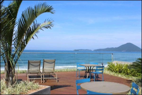 A la foto es mostra l'objecte Maravilhoso Apartamento Reserva DNA Ubatuba situat a la ciutat de Ubatuba.