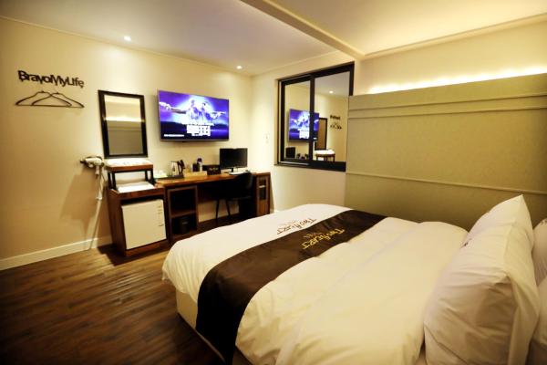 En la foto se muestra el objeto Hotel Two Heart ubicado en la ciudad de Daegu.