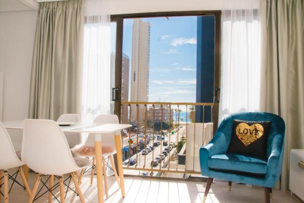 A la foto es mostra l'objecte Playa de Levante Sea View Apartment situat a la ciutat de Benidorm.