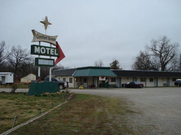 Na zdjęciu widoczny jest obiekt Comfort Green Motel położony w mieście Thayer.