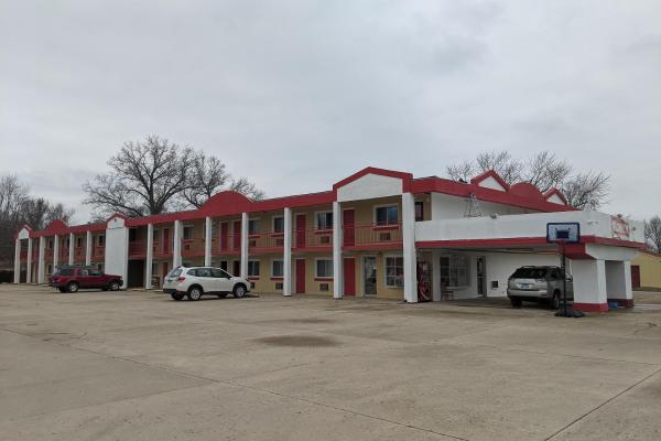 Op de foto is het object Americas Best Value Inn Vandalia te zien, gelegen in de stad Saint Elmo.