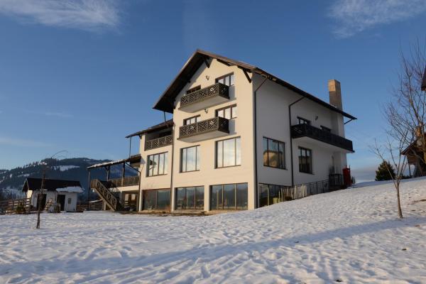 På bildet vises objektet PENSIUNEA ARINAS som ligger i byen Ortoaia.