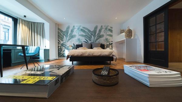Na foto é possível ver o objeto B&B The Street Lodge localizado na cidade de Liège.