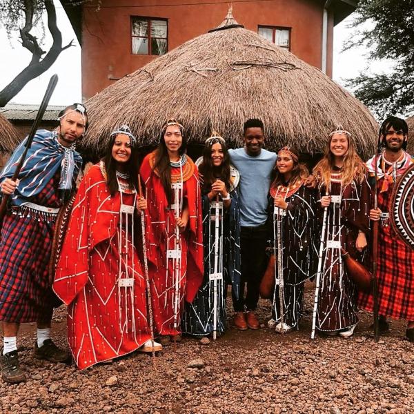 På billedet ses objektet Maasai Hostel Tanzania beliggende i byen Arusha.