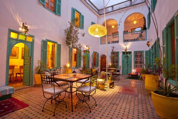 En la foto se muestra el objeto Riad Dar Aida ubicado en la ciudad de Marrakech.
