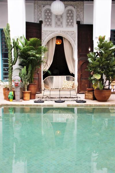 En la foto se muestra el objeto Riad El Ouarda ubicado en la ciudad de Marrakech.
