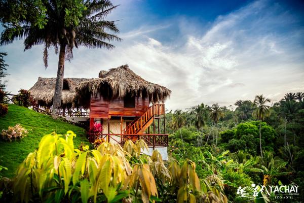 På bilden syns objektet Ecohotel Yachay Dentro del Parque Tayrona Inside Tayrona Park som ligger i staden Cañaveral.