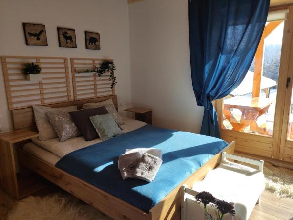 Na zdjęciu widoczny jest obiekt Apartament Borowikowe Zacisze położony w mieście Falsztyn.