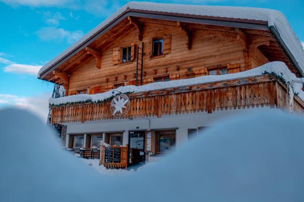 Op de foto is het object Hotel Edelweiss te zien, gelegen in de stad Nendaz.