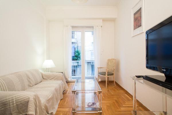 A la foto es mostra l'objecte Flat in central Athens - Pangrati situat a la ciutat de Atenes.