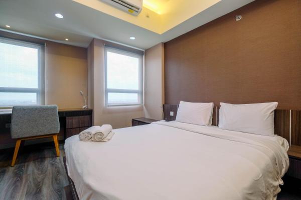 A la foto es mostra l'objecte Fully Furnished and Comfortable 1BR Apartment Mustika Golf Residence By Travelio situat a la ciutat de Cikarang.