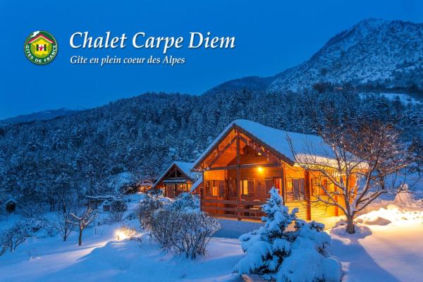 Nella foto è visibile l'oggetto Chalet Carpe Diem situato nella città di Avançon.