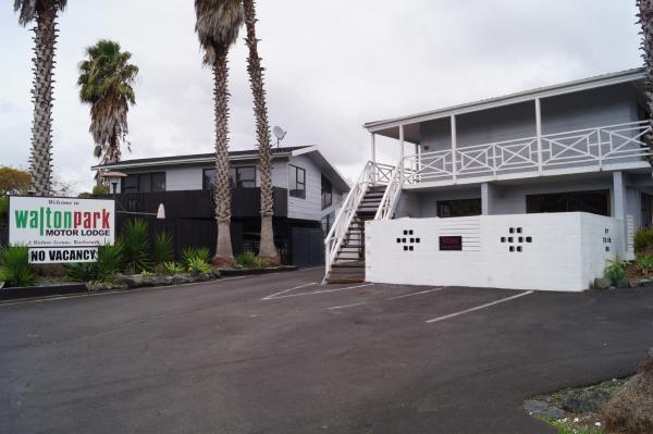 På billedet ses objektet Walton Park Motor Lodge beliggende i byen Warkworth.